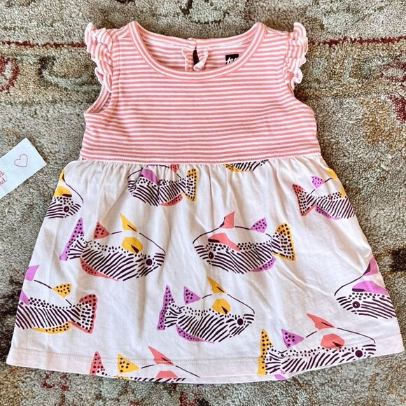 Tea Collection Tropical Fish 🐠 Dress - Picture 1 of 6